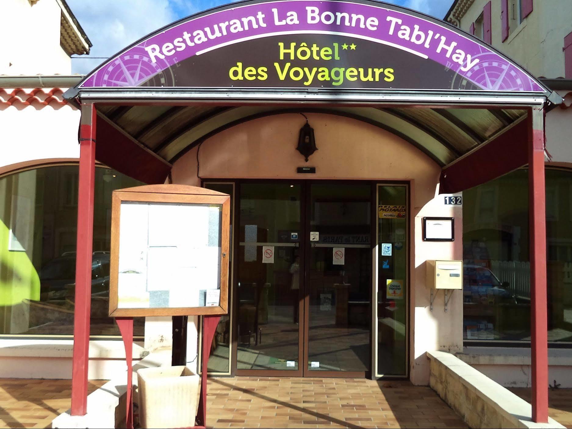 Logis Hotel Des Voyageurs Restaurant La Bonne Tabl'Hay Livron-sur-Drôme Exteriör bild